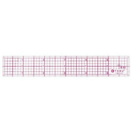 Westcott 6" Standard Beveled Ruler