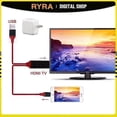 thumbnail image 2 of Ryra 1080p Hdmi Hdtv Cable For Lightning Digital Av Adapter For Iphone, 2 of 5