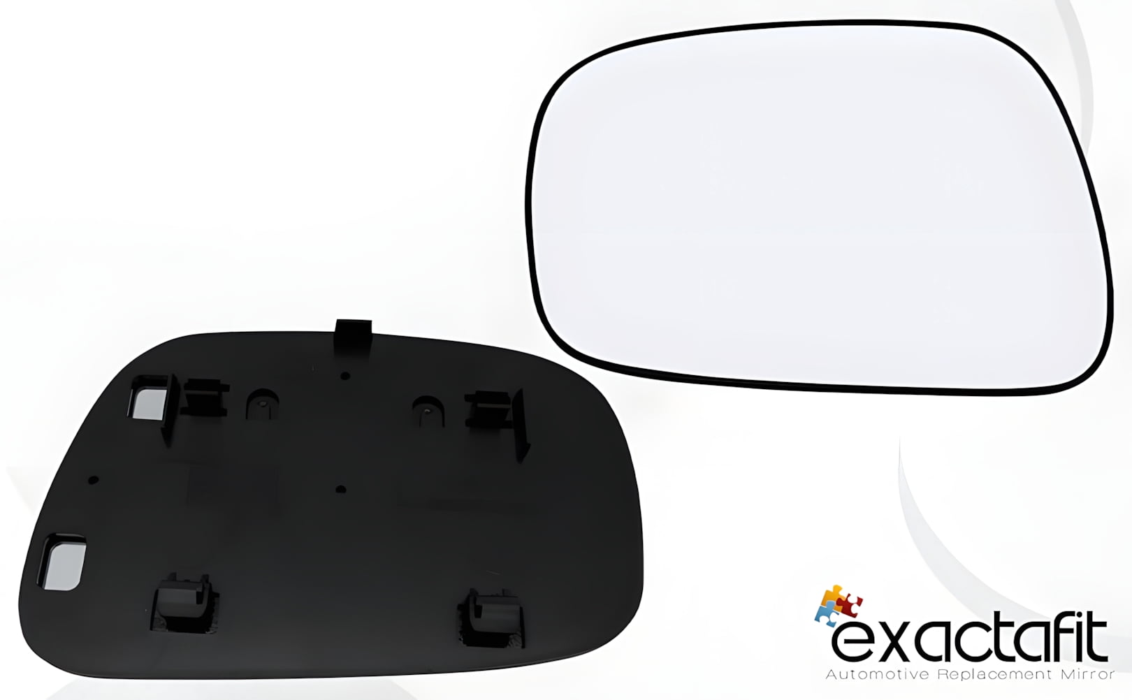 Rugged TUFF Driver Side Mirror Glass Replacement for 2002-2006 Toyota Camry (Non-Heated)