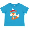 thumbnail image 3 of Inktastic Cute Fox, Fox With Hat And Scarf, Orange Fox Boys or Girls Baby T-Shirt, 3 of 5