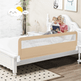 Bed Rail for Toddlers 2 PCS Extra Long Swing Down Safety Bed Guards w