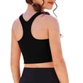 thumbnail image 3 of KyCheLot Girls Crew Neck Tank Tops Backless Solid Color Sleeveless Short Clothes Fitted Racerback Tank Tops, 3 of 7