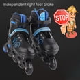 thumbnail image 2 of Adaptable Inline Skates, Shinf Ride, Triple , Breathable and Comfy Roller Skates for Men and Women, 2 of 8