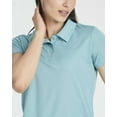 thumbnail image 4 of Real Essentials 3 Pack: Womens Short Sleeve Dry-Fit Performance Polo Shirt (Available in Plus), 4 of 6