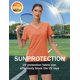 thumbnail image 3 of Camiseta MAGCOMSEN para mujer con cuello en V, protección solar, color naranja S, 3 of 7