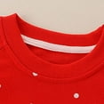 thumbnail image 6 of Ccpelsie Toddler Girl Crewneck Sweatshirt Letter Long Sleeve Pullover Tops Fall Winter Outfits Casual Clothes(Red,7), 6 of 9