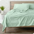 thumbnail image 1 of Bare Home Flannel Sheet Set - 100% Cotton - Deep Pocket - Twin XL, Mint, 3-Pieces, 1 of 7