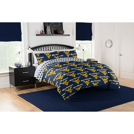 West Virginia Mountaineers Brass - West Virginia Mountaineers Bed in a Bag Set