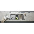 thumbnail image 2 of Ruvati 30-inch Slope Bottom Offset Drain Undermount 16 Gauge Kitchen Sink, 2 of 19
