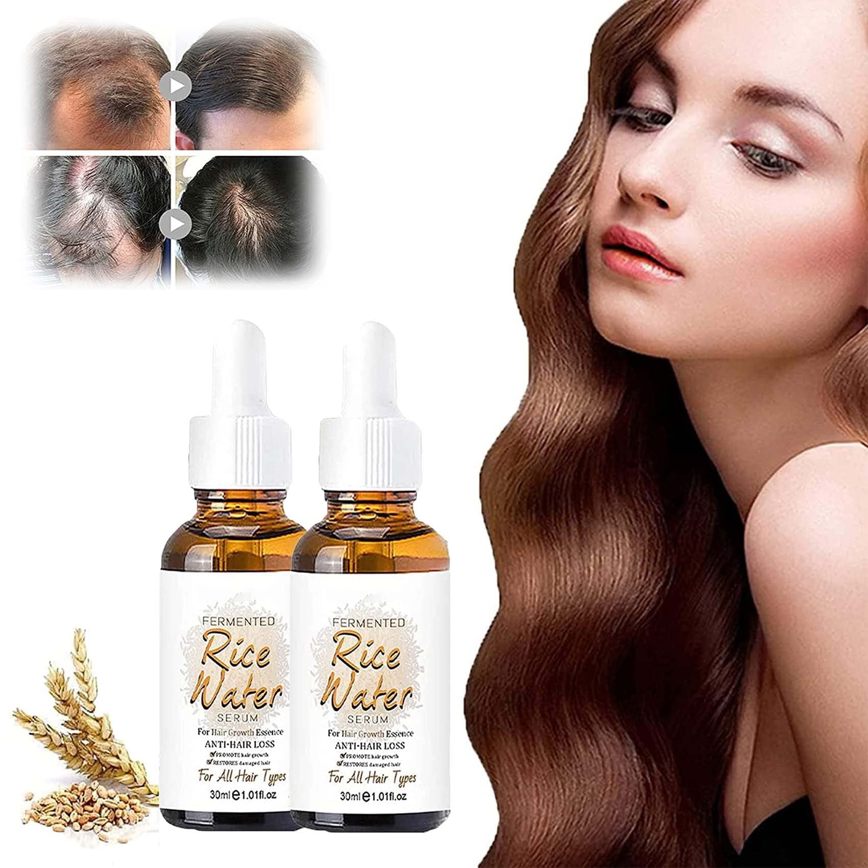 Fermented Rice Water Serum for Hair Growth, Rice Water Hair Growth Oil, Vegan Hair Thickening Moisturizing For Men Women, Thinning Hair and Hair Loss, Anti Hair Loss, Promotes Thicker Oil(30ml-2PCS) Fermented Rice Water Serum for Hair Growth, Rice Water Hair Growth Oil, Vegan Hair Thickening Moisturizing For Men Women, Thinning Hair and Hair Loss, Anti Hair Loss, Promotes Thicker Oil(30ml-2PCS)