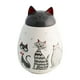 thumbnail image 1 of Galletero Cerámica con Tapa Forma de Gato, Contenedor Decorativo Galletas, Dulces o Snacks, Diseño Gatos Relieve, Organizador Kawaii de Cocina, 1 of 4