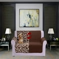 thumbnail image 2 of CHOK 2024 Housse de Sofa Réversible Résistante à l'Eau Protège-Meubles Housses de Canapé pour Animaux Smart Leaf Sofa Surdimensionné Noir, 2 of 3