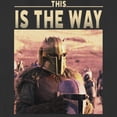 thumbnail image 2 of Women's Star Wars: The Mandalorian The Armorer Time for a Fight Graphic Tee Black X Large, 2 of 4
