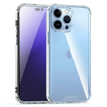 Reiko High Quality 2X Clean PC & TPU Bumper Case in Clear for Apple iPhone 14 Pro
