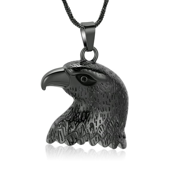 Stainless Steel Eagle Urn Pendant Cremation Jewelry for Ashes Keepsake Memory Necklace Memorial Jewelry