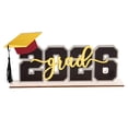 thumbnail image 1 of Jierger 2026 Graduation Yard Sign, Wooden Class of 2026 Table Centerpiece, Grad Themed Desk Decor, Wooden Photo Prop for Graduation Party and Keepsake, 1 of 9