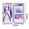 thumbnail image 2 of Manicure Kit - Stainless Steel Pedicure Care Kit for Women Travel or Home - 12 Nano Colors, 2 of 4