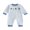 Sky Blue, variant on RUINIXCW Newborn Baby Boy Duck Outfit Plaid Romper Infant Baby Boys Spring Fall Winter Clothes Casual Mallard Embroidery Long Sleeve Jumpsuit
