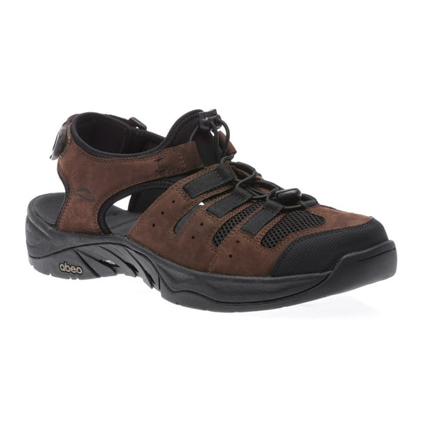 ABEO Footwear ABEO Men's Easton Metatarsal Sandals in Brown