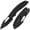 Black, variant on Tenable Link Folding Knife 3.0" Stonewashed 14C28N Blade Green Micarta Handle B1068A5
