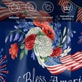 thumbnail image 6 of 250th Anniversary Cloth Napkins, Independence Day Floral Navy Blue Washable and Reusable Dinner Napkins Set of 6, Table Napkin for Kitchen Party Birthday Wedding Hotel Housewarming 20"x20", 6 of 9