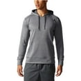thumbnail image 1 of Adidas Men's Ultimate Pullover Hoodie with Climawarm Technology (Dark Grey/Black, Medium), 1 of 4