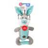thumbnail image 3 of Charming Pet Scrunch Bunch Bunny Dog Toy, Grey, One-Size, 3 of 8