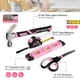 thumbnail image 3 of Kit de herramientas WORKPRO Pink 258 piezas con martillo rosa y destornillador, 3 of 9