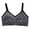 Black, variant on Women's Maternity Lactation Milk Front Buckle Nursing Bra Grey M