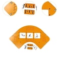 thumbnail image 6 of colaxi Template Jig Router Template Angle Locater Rounded Bit Routing Wood Panel Corners Router Jig , 46cmx27cm, 6 of 7