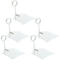 thumbnail image 2 of FRCOLOR 5Pcs Silver Metal Label Display Holder for Supermarket Price Tag and Food Sign, 2 of 6