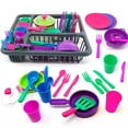 thumbnail image 1 of BKER 28 Piece Kids Kitchen Playset Realistic Cooking Toys For Children Pretend Chef Utensils Set, 1 of 6