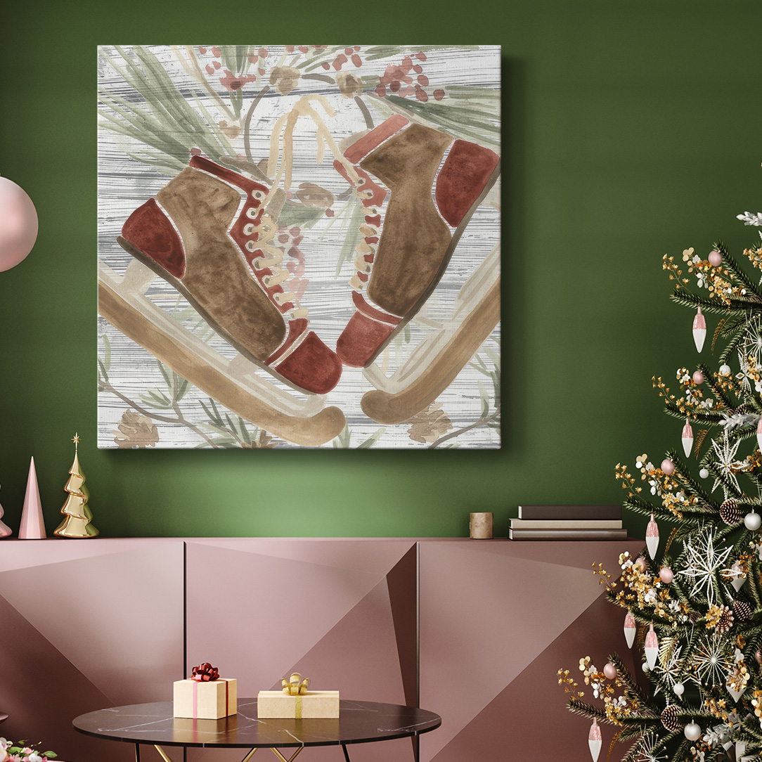 Pinecone Lodge I- Gallery Wrapped Canvas