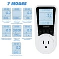 thumbnail image 2 of EastVita Power Usage Monitor, Wattmeter, TOallmark Power Consumption Monitor, Power Meter Plug, KW Voltage AMP Tester, Smart Bill Socket w/ Large LCD Display + Backlight, 2 of 8
