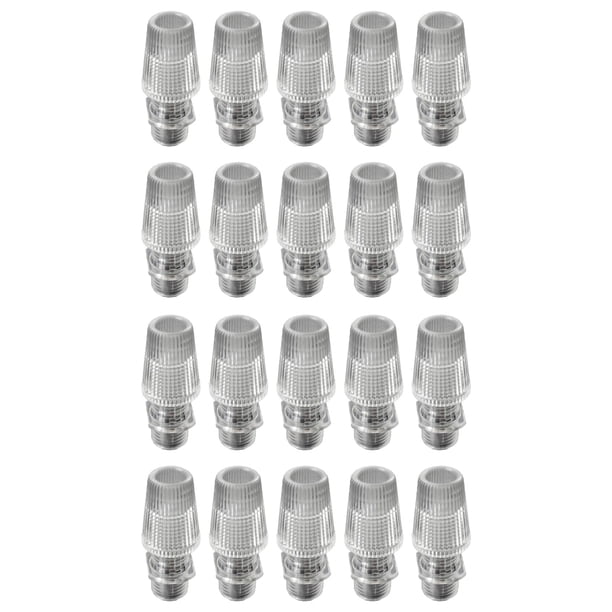 Speravity 30 piezas de relieves de prensaestopas para pernos de soporte, soporte de reparación de lámpara de , Cable ajustable, Cable de luz Herramientas y ferretería transparente
