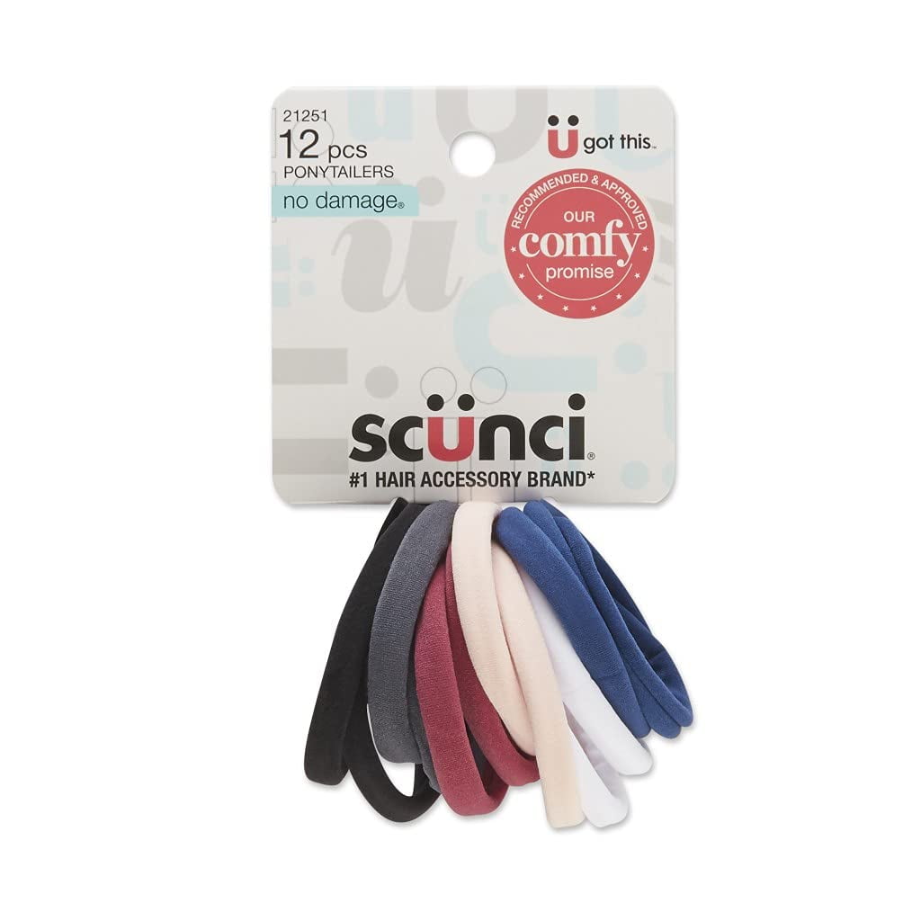 Scunci Everyday & Active Work Out Chill Out Super Stretch Comfy (Pack of 14)