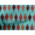 thumbnail image 4 of oneOone Cotton Poplin Fabric Argyle Ikat Printed Fabric 1 Yard 42 Inch Wide, 4 of 4