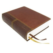 Nasb, Journal the Word Reference Bible, Leathersoft Over Board, Brown, Red Letter Edition, 1995 Text, Comfort Print: Let, (Hardcover)