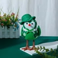 thumbnail image 5 of Gzwccvsn St Patrick's Day Plush Bird Dolls Holiday Standing Birds Figurine Ornaments Window Displays Props Festive Decorations, Table Fireplace Indoor Home Decoration, 5 of 5