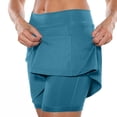 thumbnail image 7 of Spring Skorts for Woman 2026 Plus Size Skorts with Pockets Tummy Control Athletic Tennis Golf Skirt Dressy Causal Blue 3XL, 7 of 7