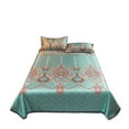 thumbnail image 2 of Cooler Mat Set, Ice Silk Sheets, Machine Washable, Foldable Design, Non-deformation, Conditioning Fabric, for Travel, Office, Gym Use, Lightweight, Breathable Material, Summer Bedding, Home Hzhnb, 2 of 9
