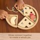thumbnail image 4 of Set de rompecabezas de pastel de frutas de madera Fisher-Price de 16 piezas, 4 of 6