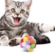 thumbnail image 5 of Juguetes interactivos para gatos con campanas Sonidos divertidos Bolas chirriantes Juguetes KICKER Pelotas de juguete suave para gatos para cachorros , Multicolor Salvador Bolas de canto de gato, 5 of 8