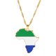 thumbnail image 1 of Colgante de Metal con forma de mapa para hombre y mujer, collar creativo de Hip Hop con diseño de mapa de Ghana, Nigeria, Indonesia y, joyería étnica, 1 of 5