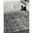 thumbnail image 3 of Ahgly Company Machine Washable Indoor Square Abstract Dark Goldray Area Rugs, 7' Square, 3 of 7