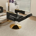 thumbnail image 2 of S-HOME Professional Hydraulic Barber Chair With 360 Degree Swivel And Adjustable Height In Black And Gold For Salon Use, 2 of 15