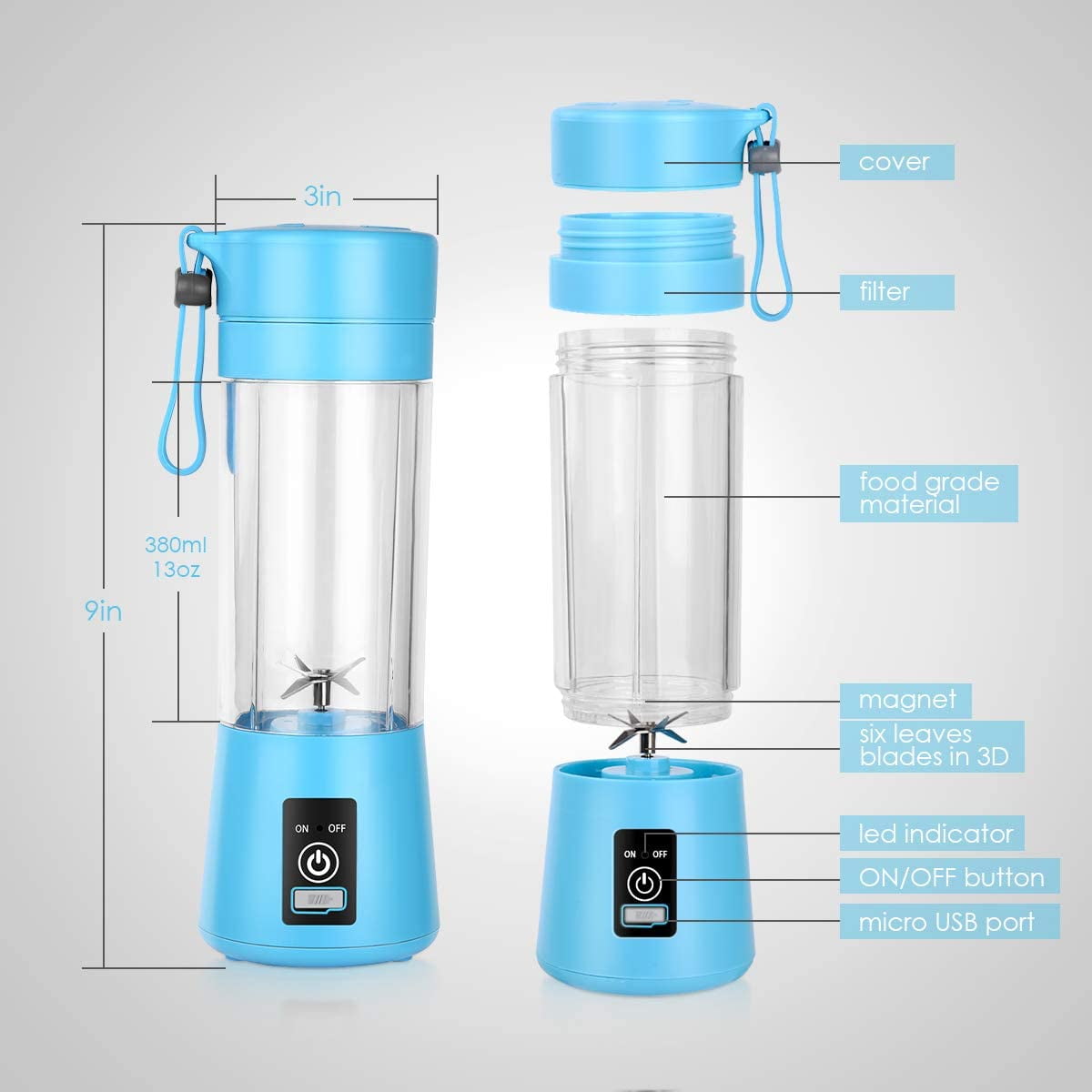 Portable Blender – Sugarplum Fitness
