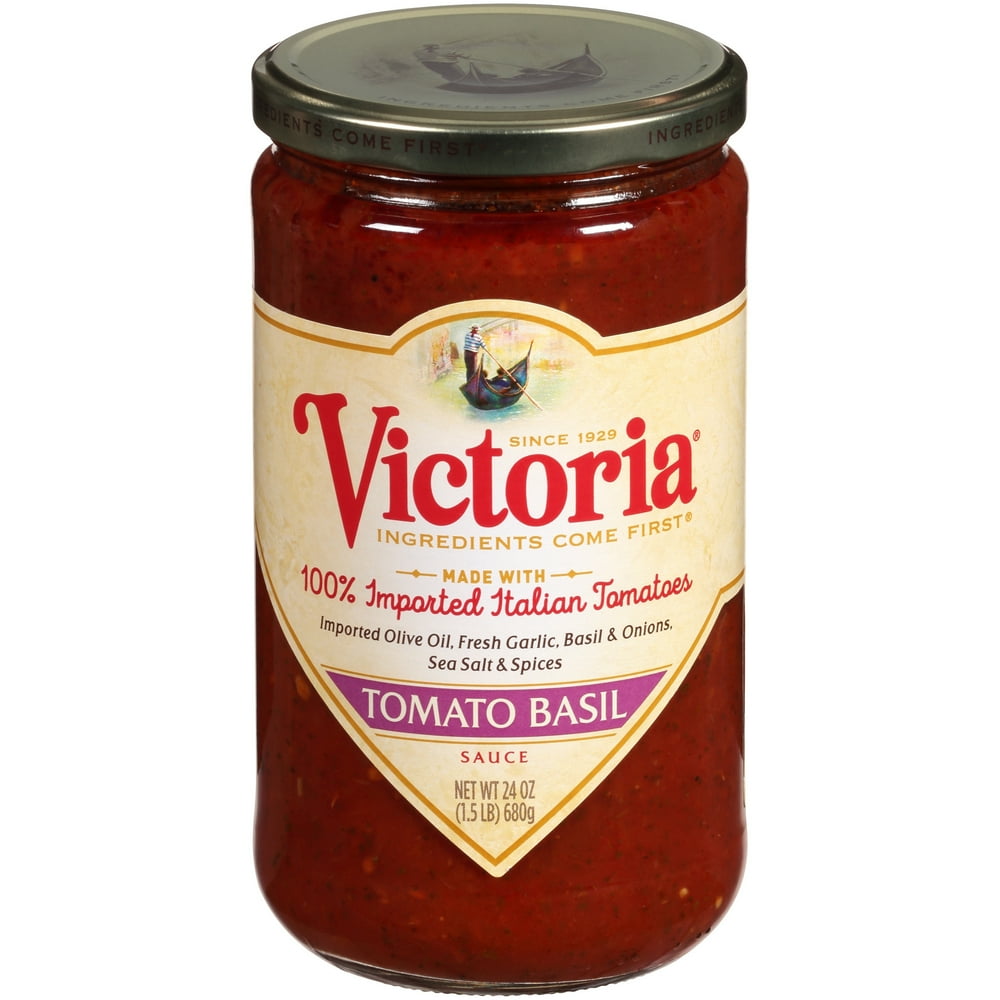Victoria® Tomato Basil Sauce 24 oz. Jar