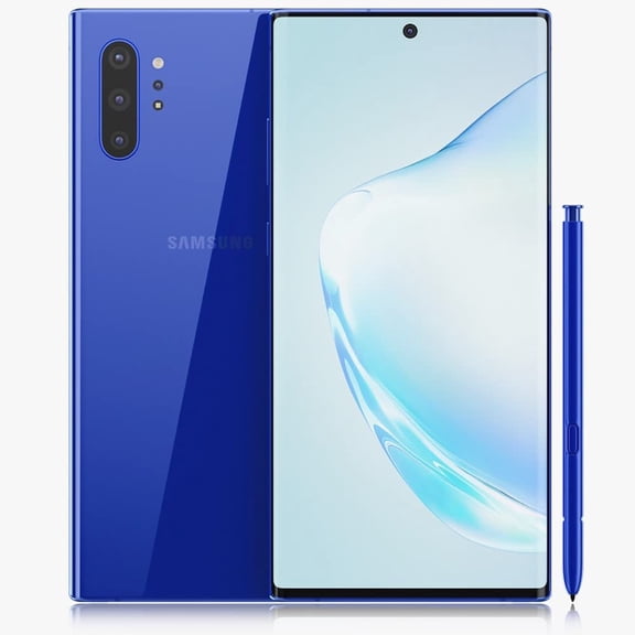 Restored SAMSUNG GALAXY NOTE 10+ 256GB UNLOCKED - AURA BLUE (Refurbished)