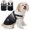 Gray, variant on 1pc Winter Pet Dog Jacket With Harness & Zipper Gradient Dog Windproof Reflective Comfortable Pets Coat Warm Thick for Dog Cat,Green,x-Large size